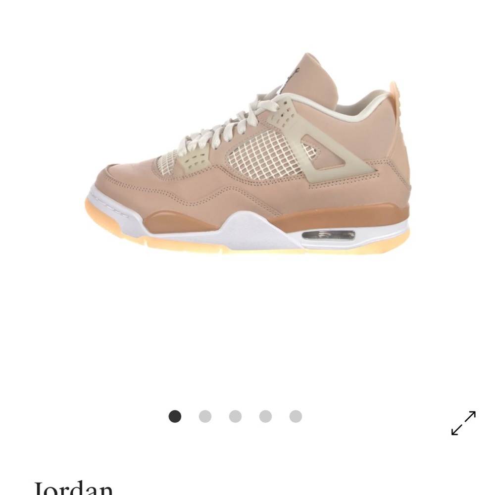 Jordan women’s Sneakers - Tan and White